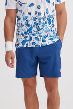Racquet Shorts in Marine Blue