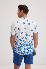 Racquet Shorts in Marine Blue