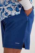 Racquet Shorts in Marine Blue