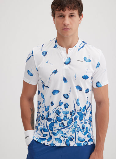 Meadow Racquet Polo in Marine Blue
