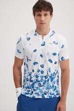 Meadow Racquet Polo in Marine Blue