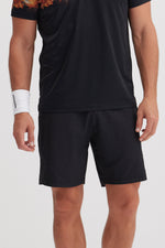 Racquet Shorts in Jet Black