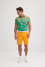 Golf Shorts in Apricot Orange